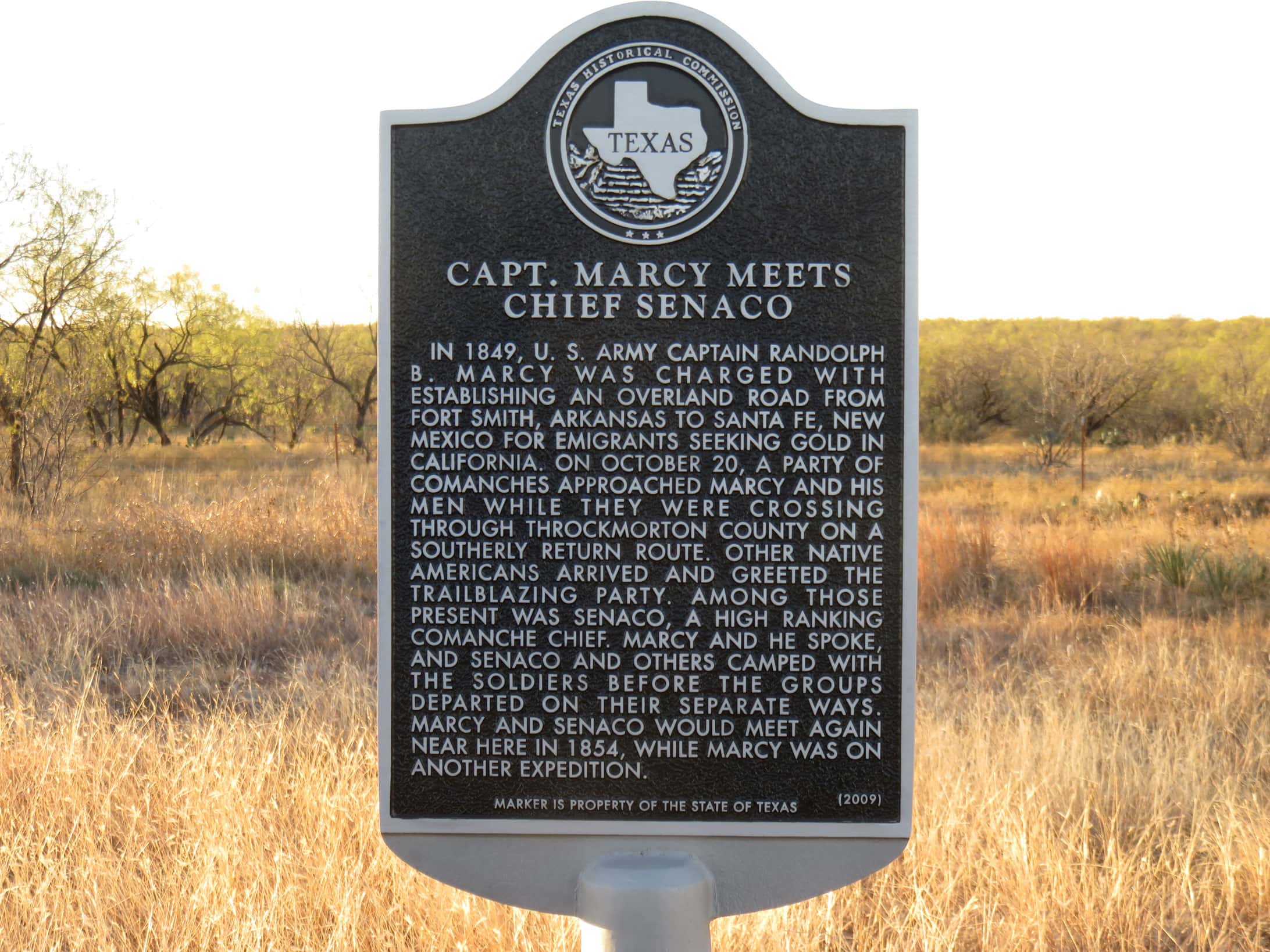 Texas Historical Commission Markers Near Comanche Crest Ranch 6453